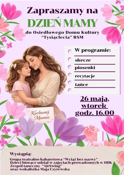 zdjęcie wprowadzające do artykułu: Dzień Mamy