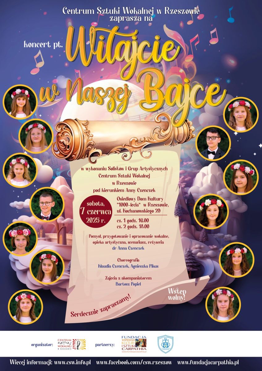 Koncert "Witajcie w Naszej Bajce"