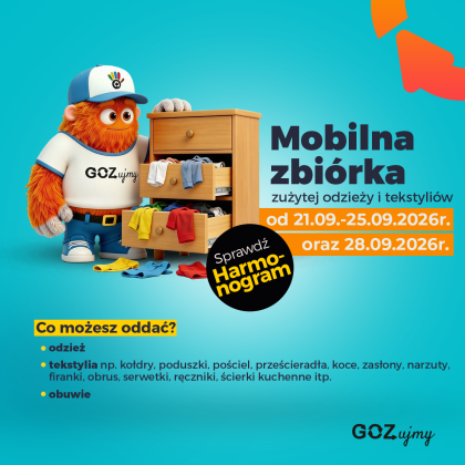 Mobilna zbiórka odzieży i tekstyliów