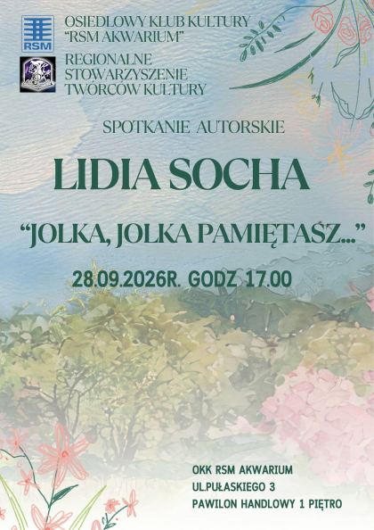 Spotkanie autorskie - Lidia Socha